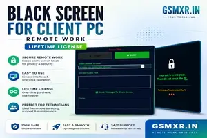 Black Screen For Clint PC Remote Work (LifeTime)