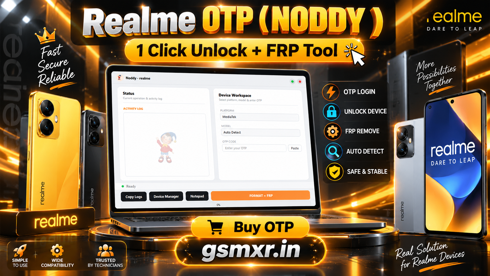 Realme OTP ( NODDY ) 1 click tool