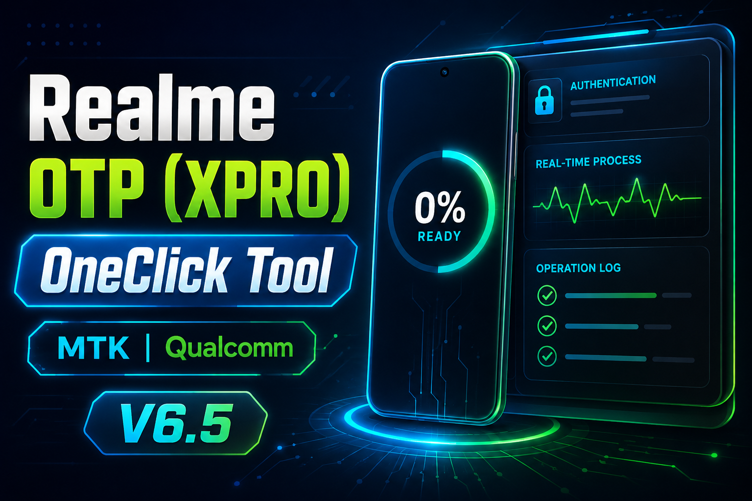 Realme OTP ( XPRO )1-Click Tool MTK Qualcomm