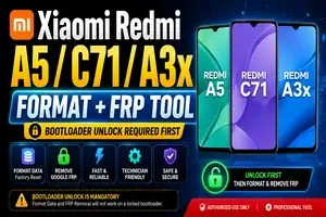 Mi Xiaomi Redmi (A5-C71-A3x) Format+Frp Tool